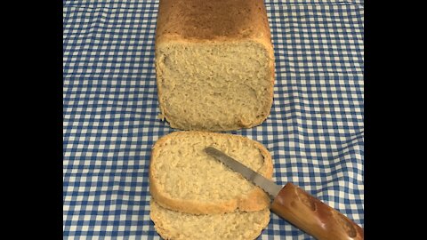 Homemade bread made with no effort in the bread machine