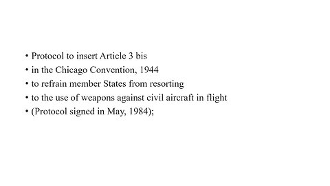 Amendment ratification to International Civil Aviation Chicago Convention, 1944