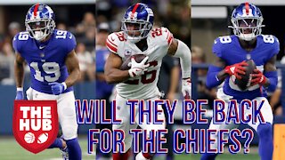 Will Saquon, Kenny, and Kadarius be back against the Chiefs? | Toney at Punt Return?