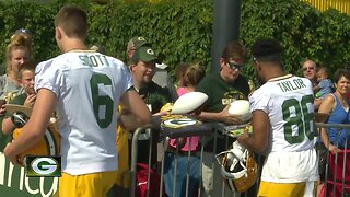 Excited fans gather as Packers kick off training camp