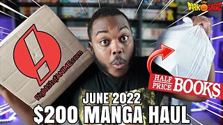 $200 Manga Haul From RightStufAnime & HalfPriceBooks