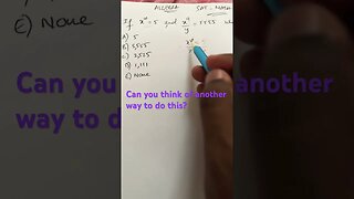 SAT typical Algebra problem🪡🫵🏻#mathtricks#youtubeshorts