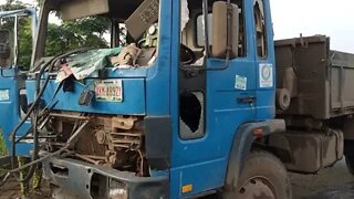 Three persons have been confirmed dead after a truck crushed a taxi in the Obada area of Abeokuta.