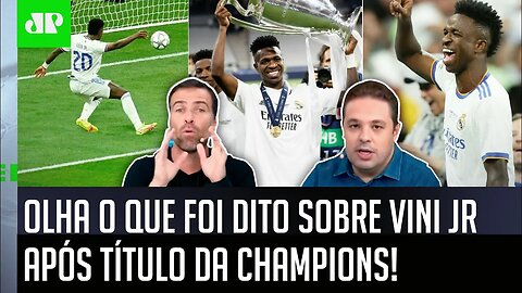 "EU FALO! Depois desse GOL DO TÍTULO, o Vinicius Jr pra mim é..." Debate FERVE após Real x Liverpool