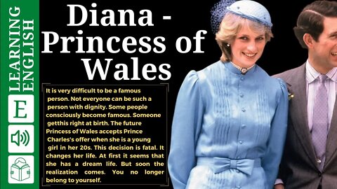 learn english through sories 🍁 Diana - Princess of Wales