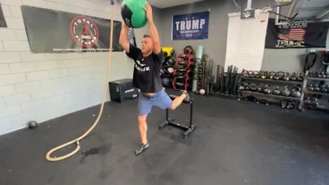 Workout Wednesday: (Medicine Ball Slams from Pistol Position)