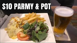 $10 Pub Meal - Parmy and Pot