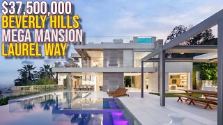 Exploring $37,500,000 Beverly Hills Beauty Mega Mansion!