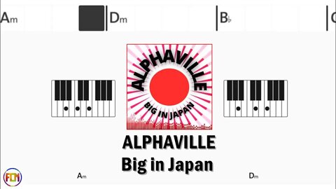 ALPHAVILLE Big in Japan FCN PIANO CHORDS LYRICS