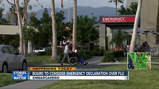 San Diego board to consider emergency declaration over flu
