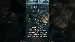 Insane details in the Batman Arkham series