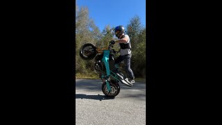 Stunt bike practice!