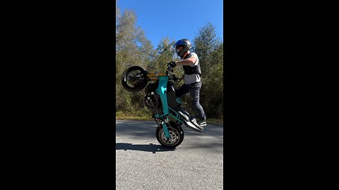 Stunt bike practice!