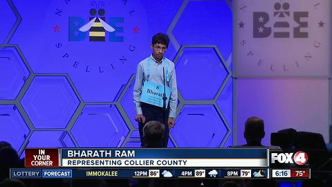 Collier County teen in spelling bee returns home