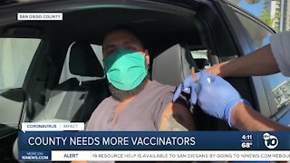 County needs more vaccinators