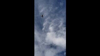Air Force Jet flying over