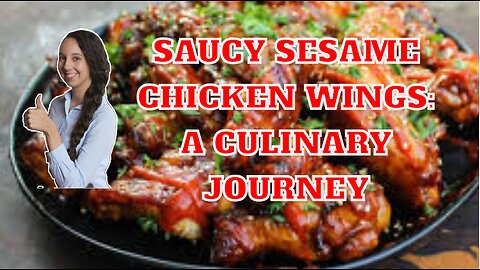 Saucy Sesame Chicken Wings: A Culinary Journey