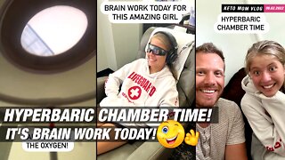 Hey! We're Inside The Hyperbaric Chamber! Cool! | KETO Mom Vlog