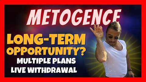 Metogence Review 💰 Is This The New BIG Long-Term Opportunity In This Space❓ Withdrawal Time ⏰