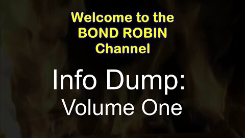 Info Dump: Volume One