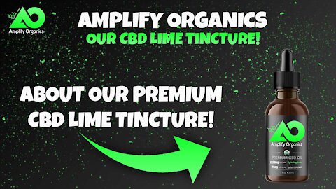 About Our CBD Lightning Lime Tincture | Amplify Organics