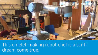This omelet-making robot chef is a sci-fi dream come true.