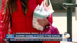 San Diego shoppers heading to Tijuana to buy supplies