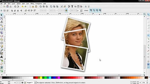 Photo Collage Effect From Single Image - Inkscape Tutorial