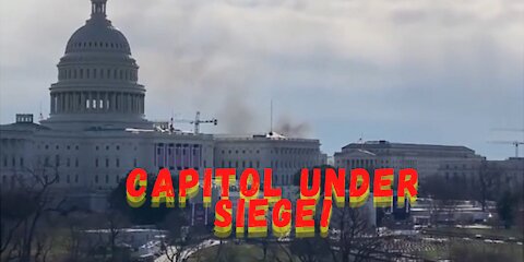 Explosion At The Capitol Building Washington DC