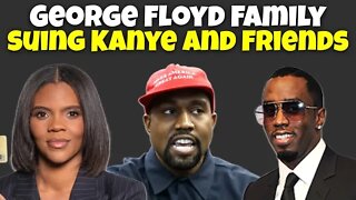 George Floyd Family threatens to sue Kanye West, Candace Owens, others in $250m MEGA Lawsuit