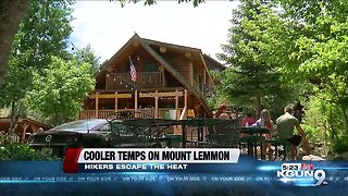 As temps heat up, residents head to Mt Lemmon