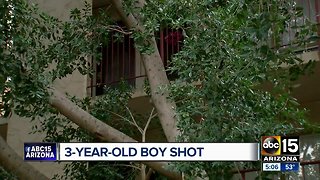 3-year-old boy shot in the Valley