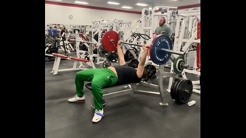 Bench Press Double 110KG/242LBs