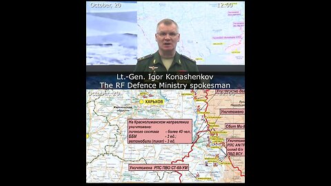 20.10.22⚡️ Russian Defence Ministry report on the progress of the deNAZIfication of Ukraine