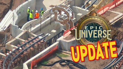 Epic Universe Construction Update | Major Progress On Donkey Kong Coaster