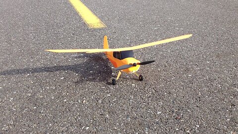 Hobbyzone Champ RC Trainer Plane at Business Park in Lynden with Sony Handycam