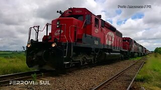 Locomotivas SD40 em ação