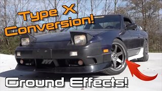 The 240SX Gets Genuine 180SX "Kouki" Ground Effects To Finish The Type-X Conversion!