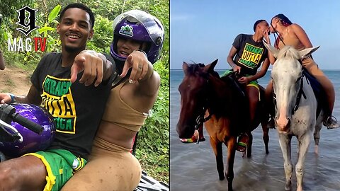 Dejounte Murray & Jania Meshell Baecation In Jamaica! 🏝