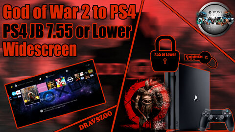 God Of War 2 PS2 to PS4 Jailbreak 9.00 or Lower! | Widescreen | Gameplay