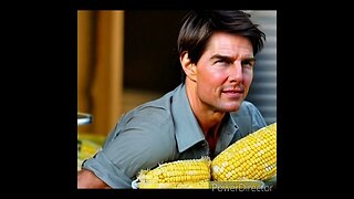 Artificial Intelligence AI-Generated Tom Cruise and his Gigantic Corn