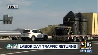 Labor Day filled with traffic for those traveling