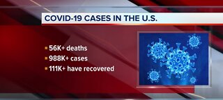 COVID-19 cases in the U.S.