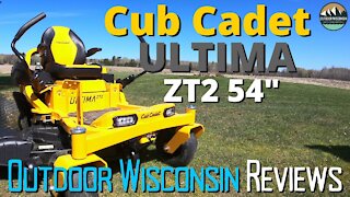 Outdoor Wisconsin Reviews: Cub Cadet ULTIMA ZT2 54" Zero Turn Lawnmower