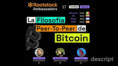 Spaces Filosofia p2p de Bitcoin