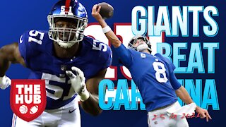 GIANTS BEAT THE PANTHERS 25-3 REACTION | Azeez Ojulari and Daniel Jones lead the way!