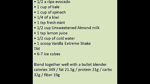 SUPER GREENS SMOOTHIE