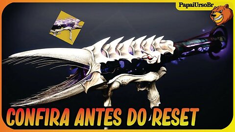 DESTINY 2 │ PEGUE ESSES ITENS ANTES DO RESET