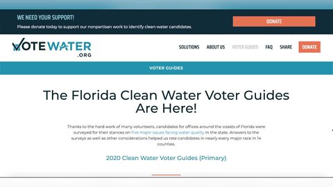 Local candidates respond to Vote Water ratings