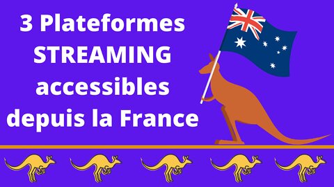3 Plateformes de STREAMING Australienne à regarder depuis la France